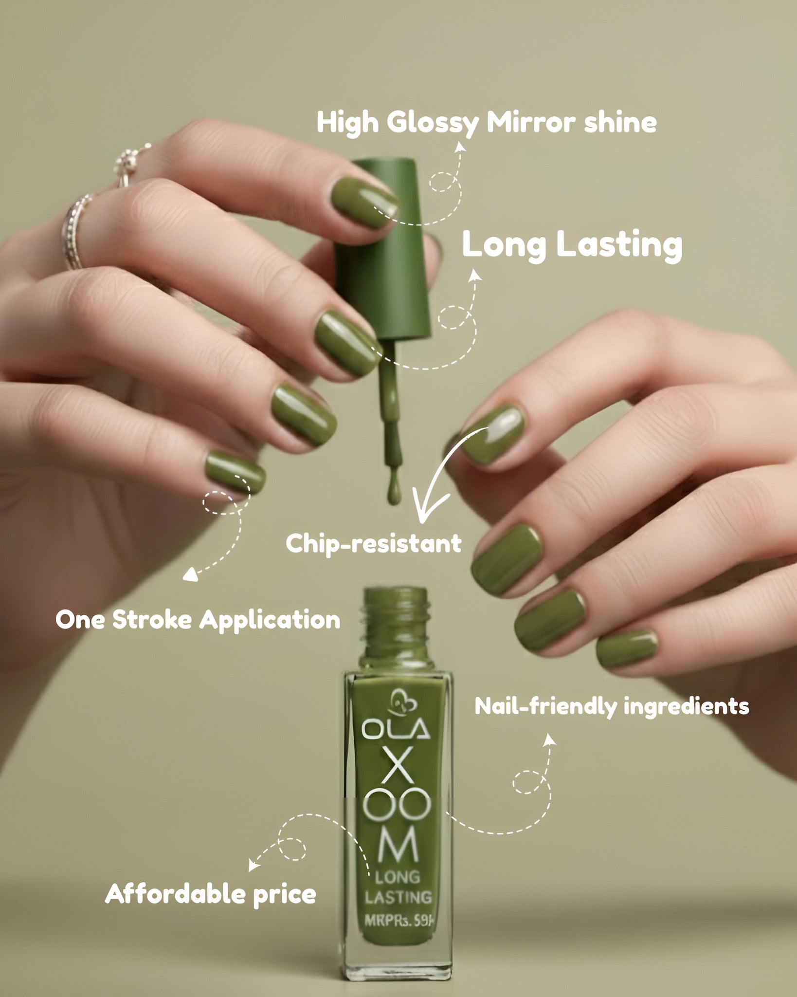 OLA XOOM Long Lasting Nail Polish Set (36 Pcs Multicolour Box) Affordable Nail Enamel Combo Pack