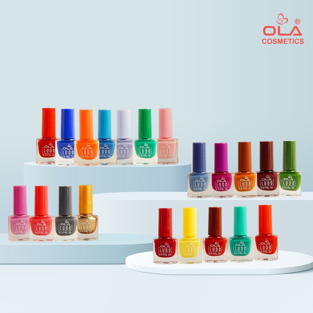 OLA Cosmetics LUDO Nail Polish Box (36 Pcs combo)