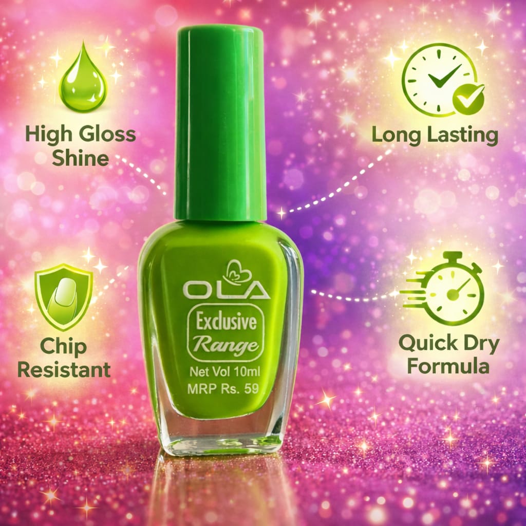 OLA Cosmetics Exclusive Range Nail Polish Set – 24 nailpolish Colour Box